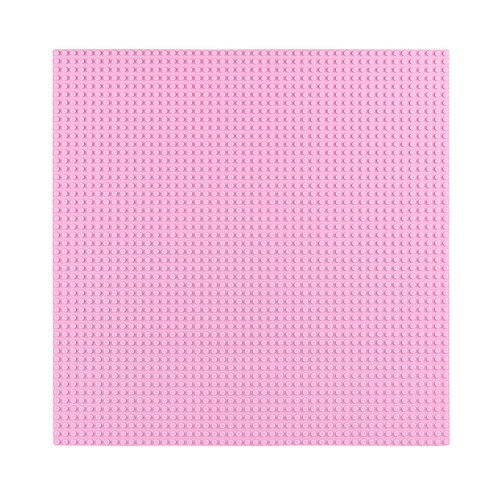 요고요 놀이판 48칸 x 48칸 레고호환블록, 핑크, 1개