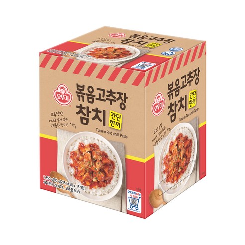 오뚜기 간단한끼 볶음고추장 참치, 90g, 15개