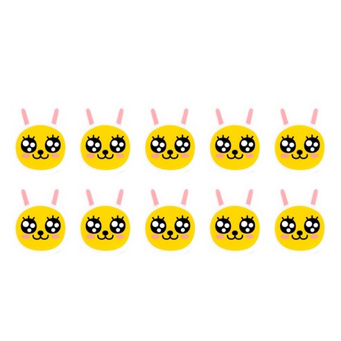 카카오프렌즈 지우개, 무지, 10개
