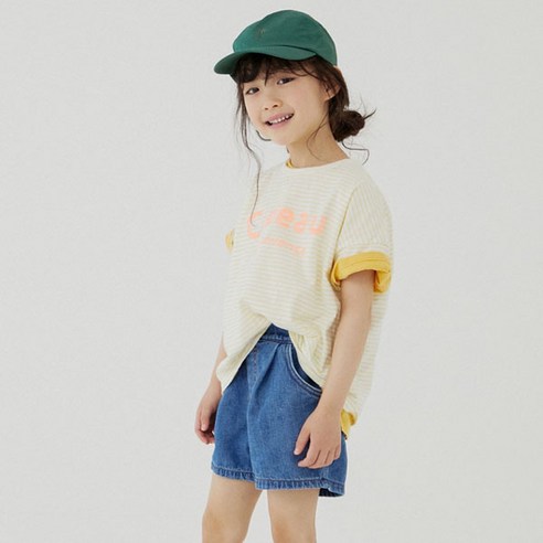 디앙 아동용 깡이 5부 데님
