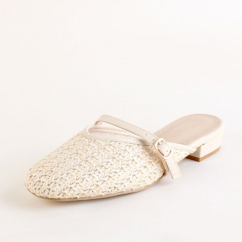 릴리 여성용 로마노 라탄 뮬 블로퍼 3cm