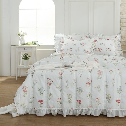 지베딩 챠밍 뱀부 여름 이불, 레드