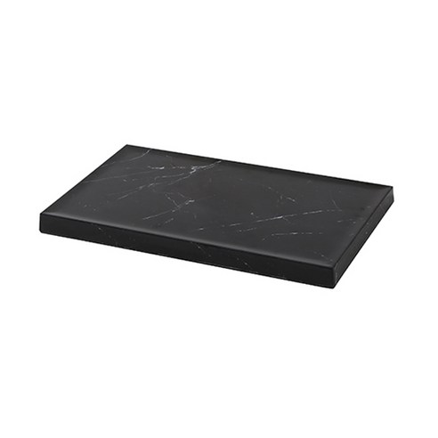 ZICCO 멜라민 마운트태 플레이팅 트레이 1호 M1418, 블랙마블, 1개