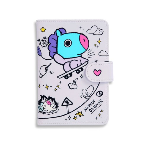 모노폴리 BT21 미니저니 두들 여권케이스