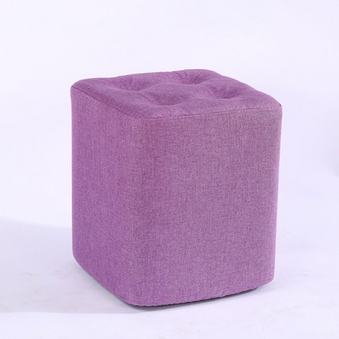 유앤미 심플 네모 스툴 DZ003 M, 보라