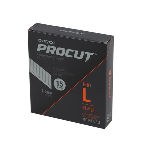도루코 PRO L 리필 커터날 100p, 1개