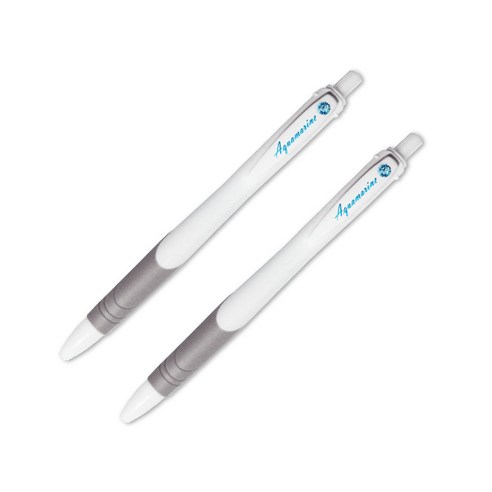 제브라 럭키 스톤 탄생석 볼펜 0.7mm, 3월 아쿠아마린, 2개