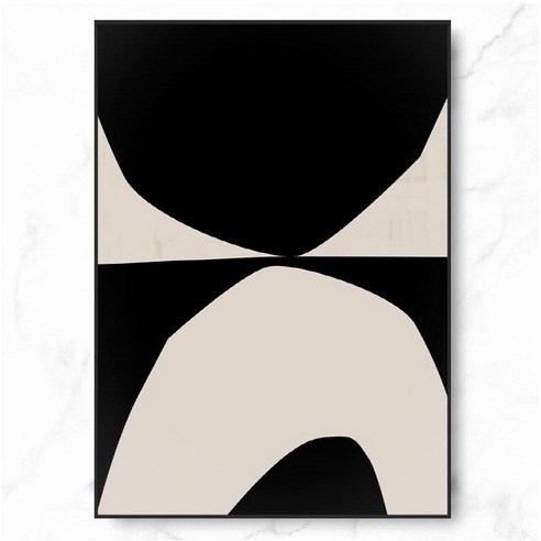 RYMD ellipse composition 메탈 액자, 블랙