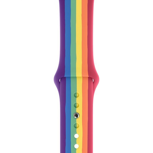 Apple 정품 애플워치 3/6/SE 스포츠 밴드, 42/44mm, 프라이드 에디션