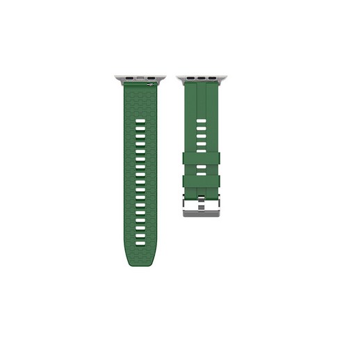 비쉐르 애플워치 3/4/5 레고핏 실리콘 밴드 (42/44mm 호환 가능), 그린, 1세트