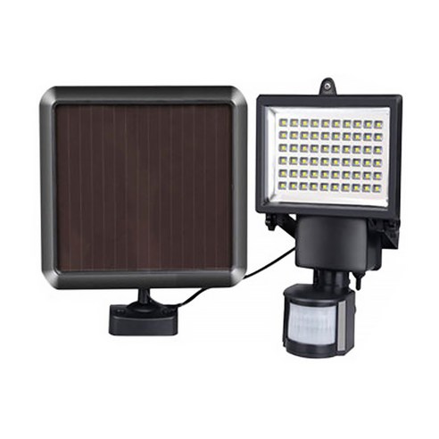 elcom 태양광 60LED 투광등, 혼합색상