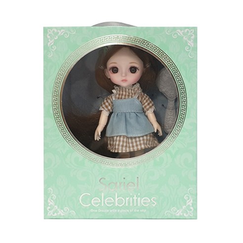 이티엔 사리엘 베이비 구체관절인형, 16cm, 제니 브라운, 1개
