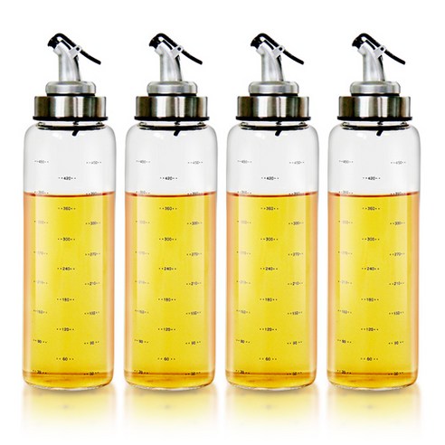 TEADOYO 퓨어러 오일병, 500ml, 4개