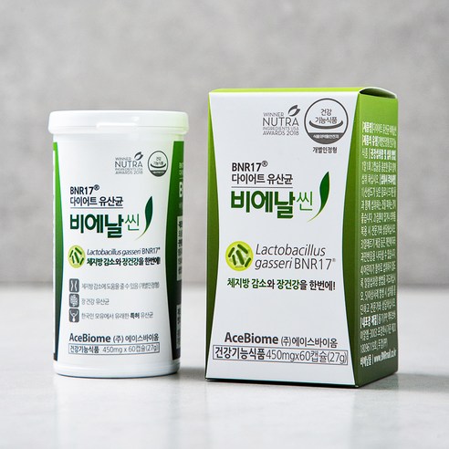 비에날씬 다이어트 유산균 캡슐, 60정, 1개