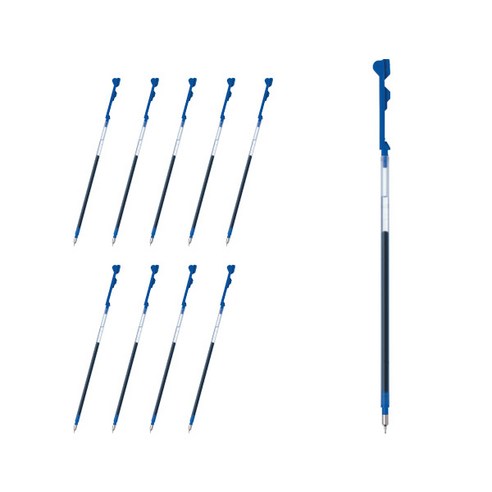 파이롯트 콜레토 리필심 0.3mm LHKRF-10C3, 블루, 10개