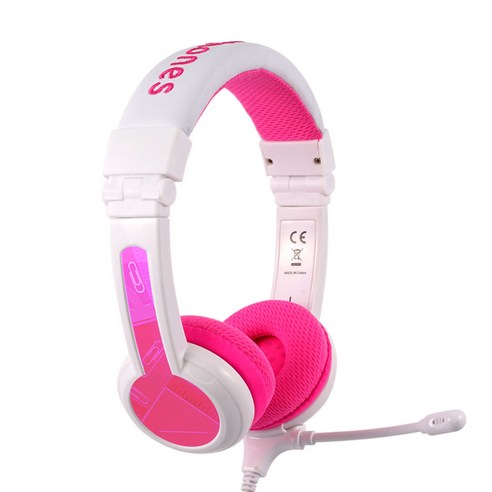 온앤오프 버디폰 스쿨플러스 어린이 청력 보호 어학용 헤드셋, BP-SCHOOLP, 핑크