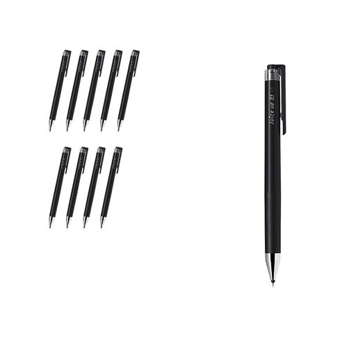 파이롯트 쥬스업 젤잉크펜 0.3mm LJP-20S3, 블랙, 10개