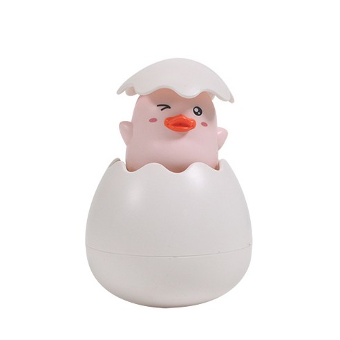 베이블퓨어리 유아 목욕놀이 장난감 에그퐁 삐약이, 핑크