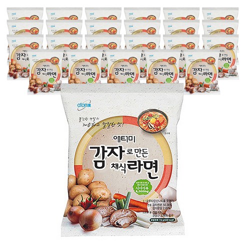 애터미 감자로 만든 채식라면 114g, 24개입