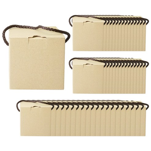 바람 다용도 무지박스 110 x 110 x 107 mm, 랜덤발송(끈), 50개