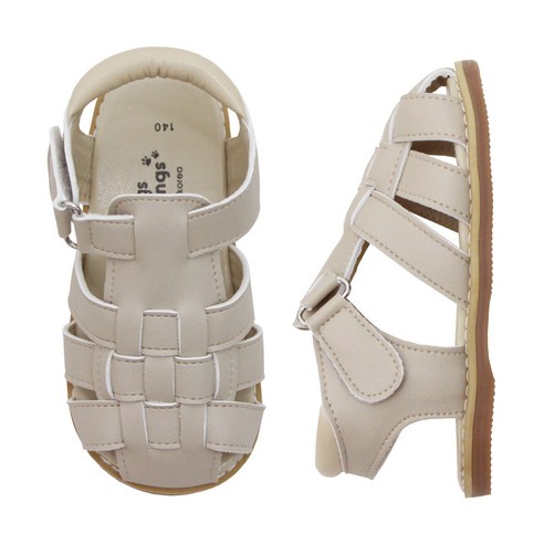 쿵스쿵스 아동용 메이르 샌들 신발사이즈, 130, 샌드 베이지, 샌드 베이지 섬네일