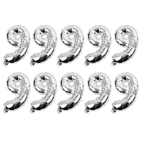 금홍팬시 숫자 호일풍선, 9, 10개