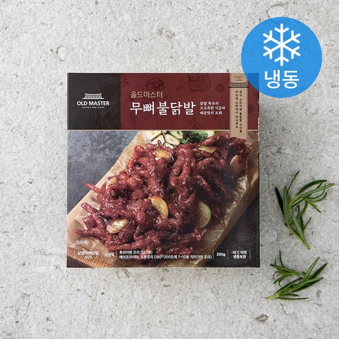 올드마스터 무뼈불닭발 (냉동), 200g, 1개