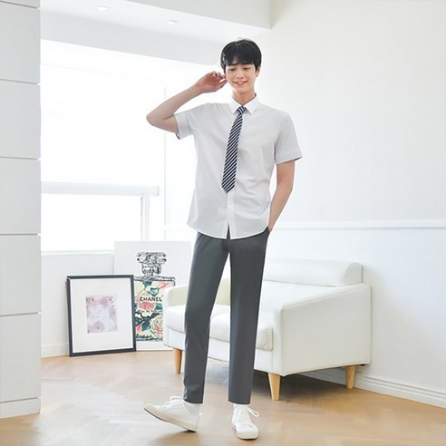 교보몰 남아용 스판 교복바지 하복