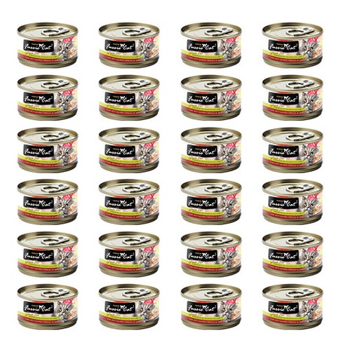 퍼시캣 전연령용 캣 프리미엄 주식캔, 80g, 참치+연어, 24개