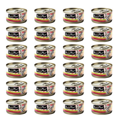 퍼시캣 전연령용 캣 프리미엄 주식캔, 80g, 참치+오션피쉬, 24개