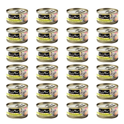 퍼시캣 전연령용 캣 프리미엄 주식캔, 80g, 참치+새우, 24개