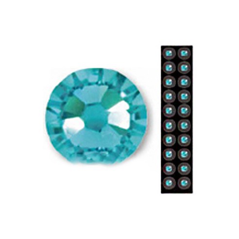와사비네코 미미츠보 쥬얼리 귀지압패치 M 3.0mm 20p, 블루지르콘, 1개