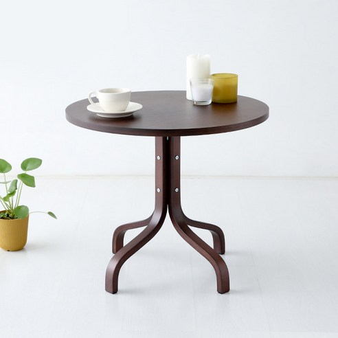 마켓비 BENWOOD 사이드 테이블 D60 YC14H, 브라운