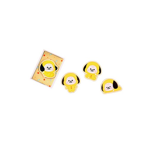 모노폴리 BT21 BABY 레더스티커 4종 세트, 치미, 1세트