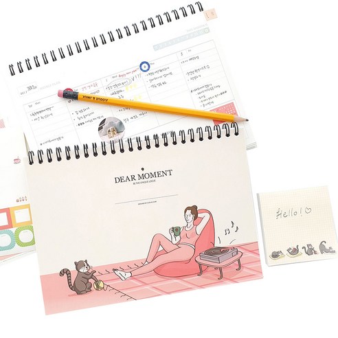 제이로그 휴식이 있는 하루 위클리 플래너 세트, 소소한 행복