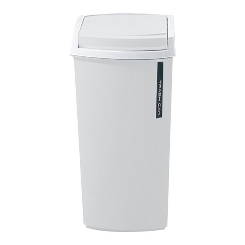 블럭마트 주방 욕실 다용도 휴지통 12L, 화이트, 1개