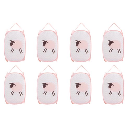 블럭마트 욕실 접이식 빨래 바구니, 양, 8개