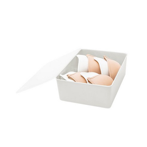 블럭마트 플라스틱 속옷 양말정리함 1칸 랜덤발송, 1개