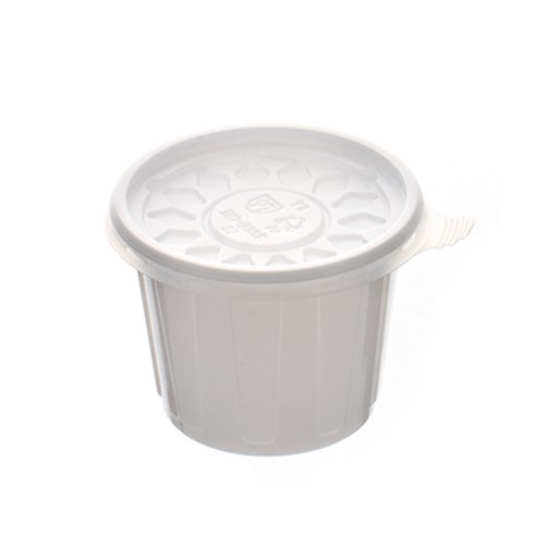 더담다 일회용 소스컵 211 소 75 x 55 mm 백색, 1개입, 600개