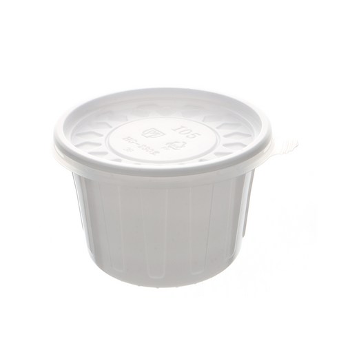 더담다 일회용 소스컵 233 대 105 x 65 mm 백색, 1개, 400개