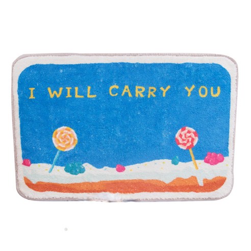 JH 물흡수 욕실매트, 사탕케이크