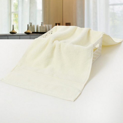 콩 Klivinghome 세면타월 170g, 아이보리, 1개