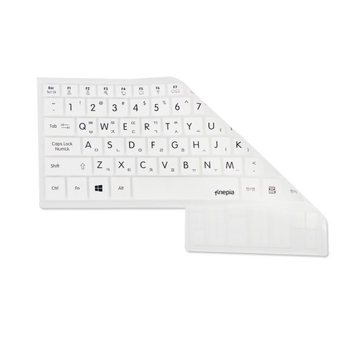 karas 노트북 A타입 지문인식키 뚫린 모델 문자인쇄 키스킨 NT730QCJ, 화이트, 1개