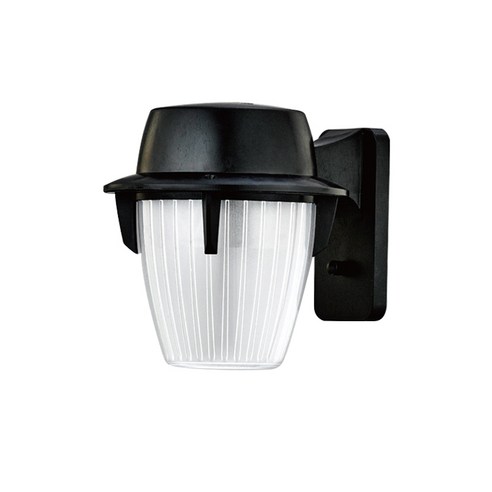히포 벽부등 세로형 15W 주광색 IP65, BLACK