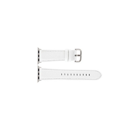 비쉐르 애플워치3/4/5/6/SE 펄페이퍼 레더 밴드 (38/40mm 호환 가능), 레드, 1세트