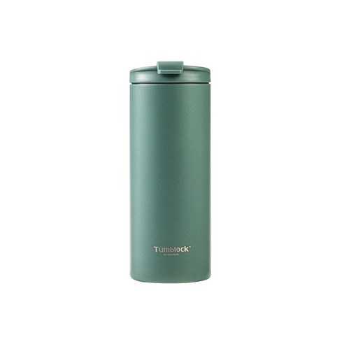 글라스락 텀블락 플레인 보온보냉 텀블러, 미드나잇 그린, 350ml