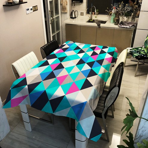 콩 케이리빙홈 패턴데코 테이블보, J, 140 x 160 cm