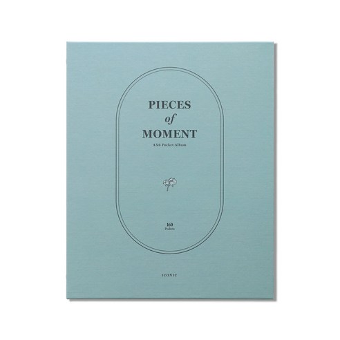 아이코닉 모멘트 포켓 포토앨범, MINT BLUE, 40매