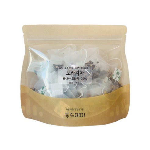 푸드아이 도라지차 티백, 1g, 50개