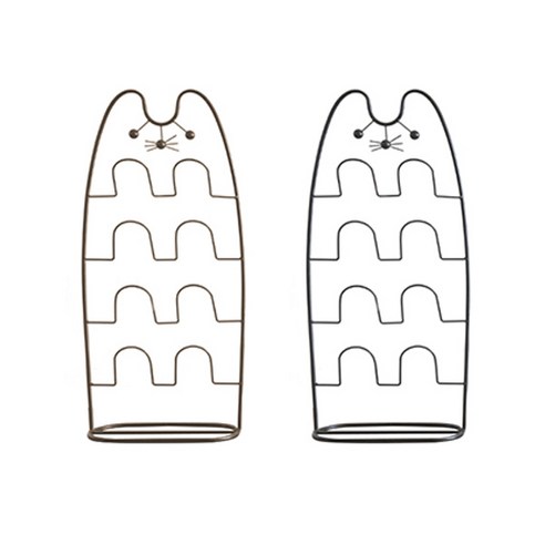 블럭마트 스탠스 실내화 거실화 정리걸이대, 랜덤발송, 2개